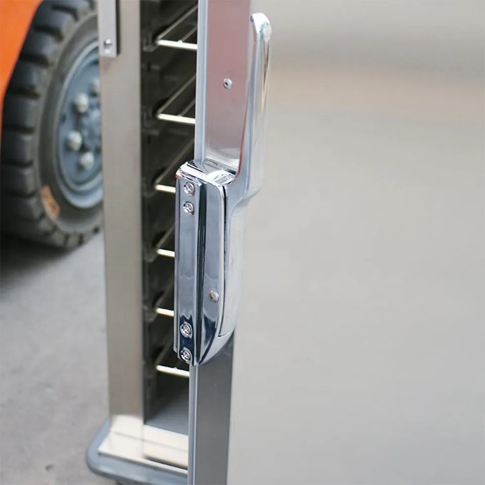 Chariot chauffant commercial pour aliments à porte unique E-LG-10-21 pour service de restauration