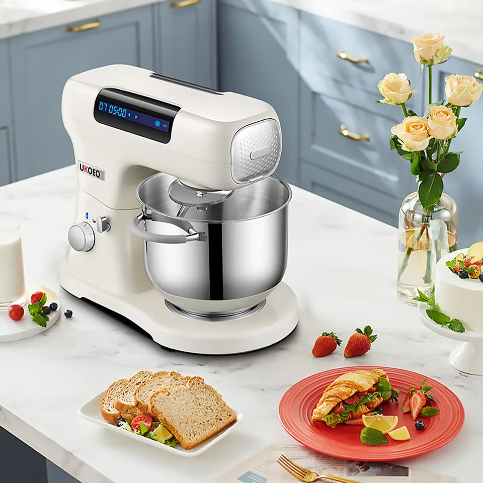 Batidora de pedestal con control táctil de 11 velocidades multifunción para repostería en casa